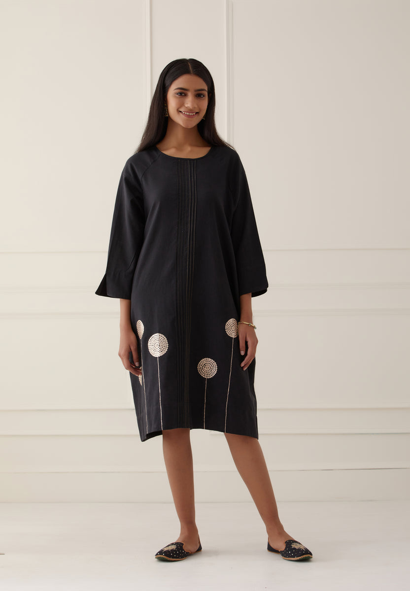 BLACK ANTIFIT DRESS Imlee Jaipur BLACK ANTIFIT DRESS Imlee Jaipur