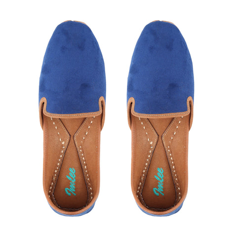 ROYAL LUXE - BLUE SUEDE PLAIN JUTTI