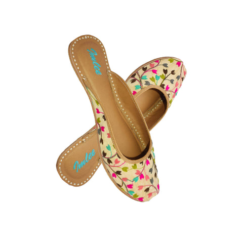 easy and quick designer wear slip on mojari