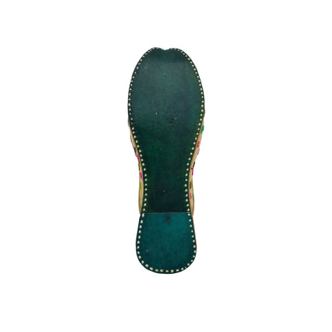 easy and quick designer wear slip on mojari