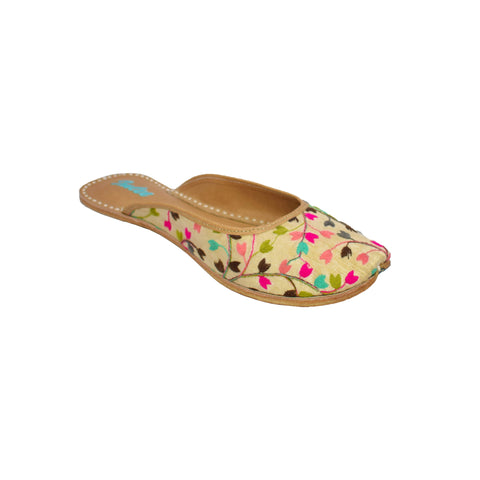 easy and quick designer wear slip on mojari