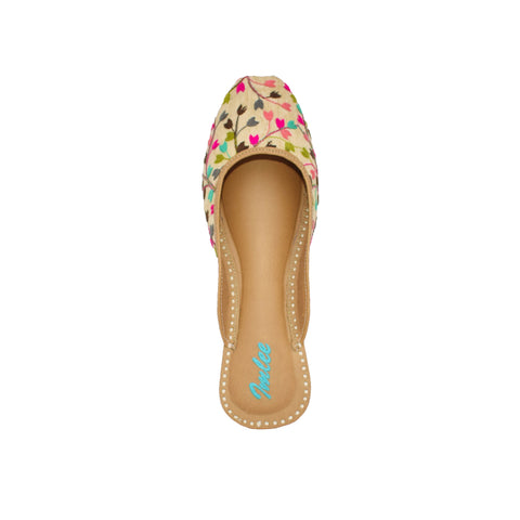 easy and quick designer wear slip on mojari