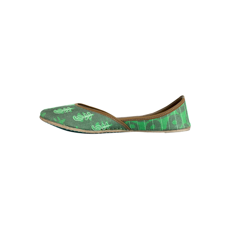 dabu print women's mojari 