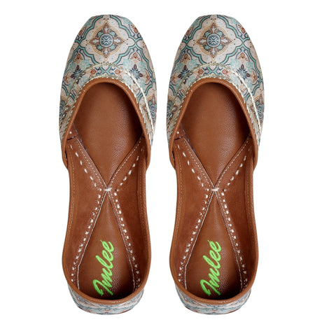 dabu print women's mojari 