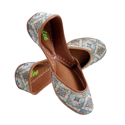 dabu print women's mojari 