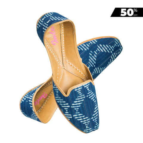 block print casual wear footwear for men