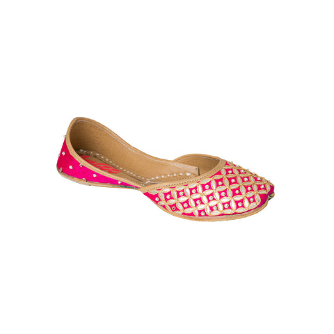 hot pink jutti for girls