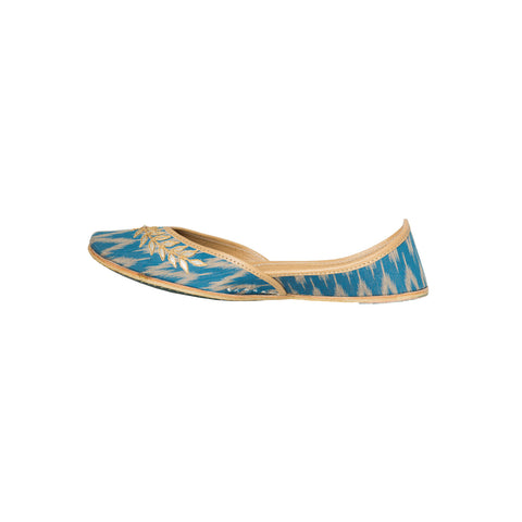 SAPPHIRE TIARA - BLUE IKKAT GOTAWORK