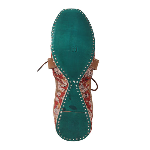 Comfortable Jaipuri block print women's wear shoes