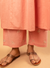 Preety pink kurta and pants set