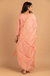 Rose Pink Chanderi duppatta with pittan lines