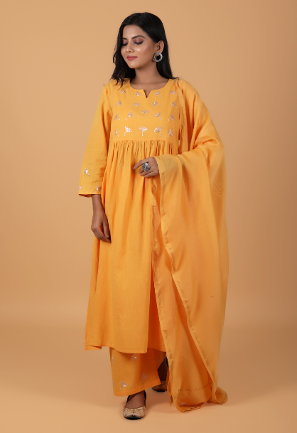 Dupatta with work for occasional wear 