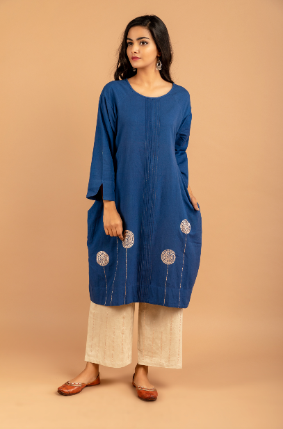 Anti-fit Kurta & Pant - Set of 2